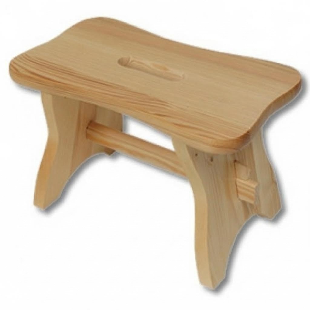 Stool Garden stool Side table Garden furniture Wooden stool Solid beech Footstool