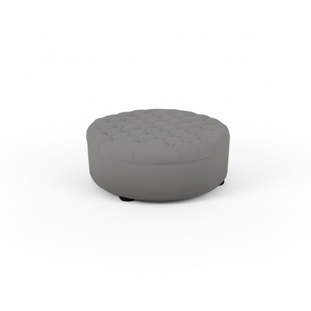 Pouf Footstool Round Stool Upholstered Stool Seat Stool Side Stool New