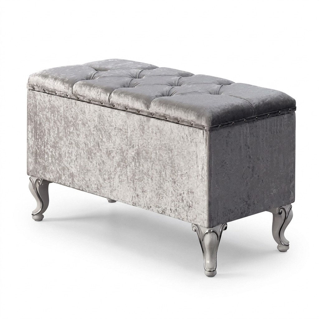 Stool Sofa Pouf Cushion Side Stool Footstool Ottoman Seat Bench Art Deco