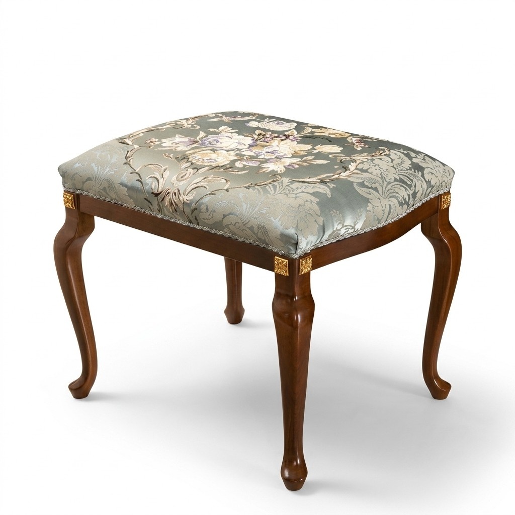 Stool Upholstery Bench Footstool Ottoman Seating Pouf Living Room Designer