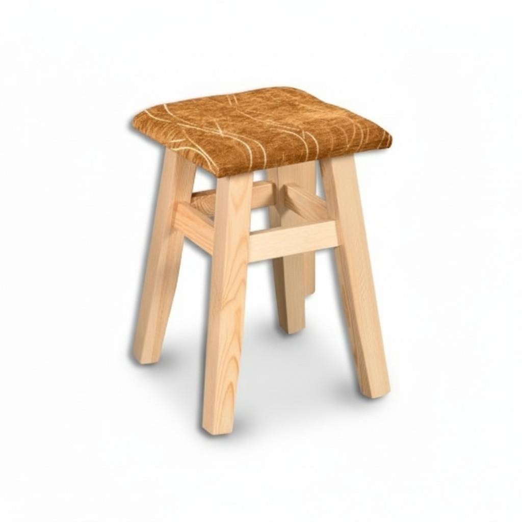 Stool Wooden stool Footstool Wooden footstool Solid Pine NEW Handmade Real Wood