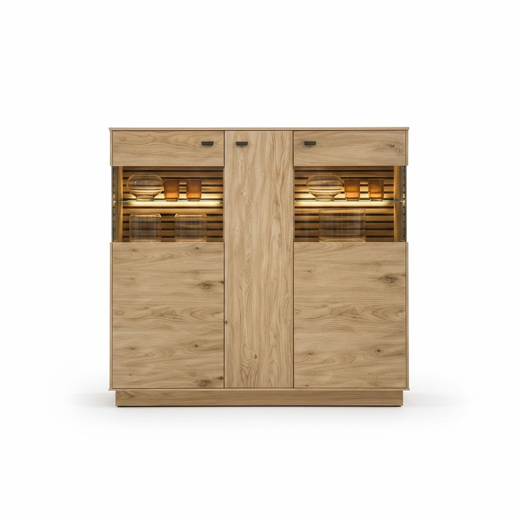 Storage cabinet cupboard display cabinet glass display chest of drawers