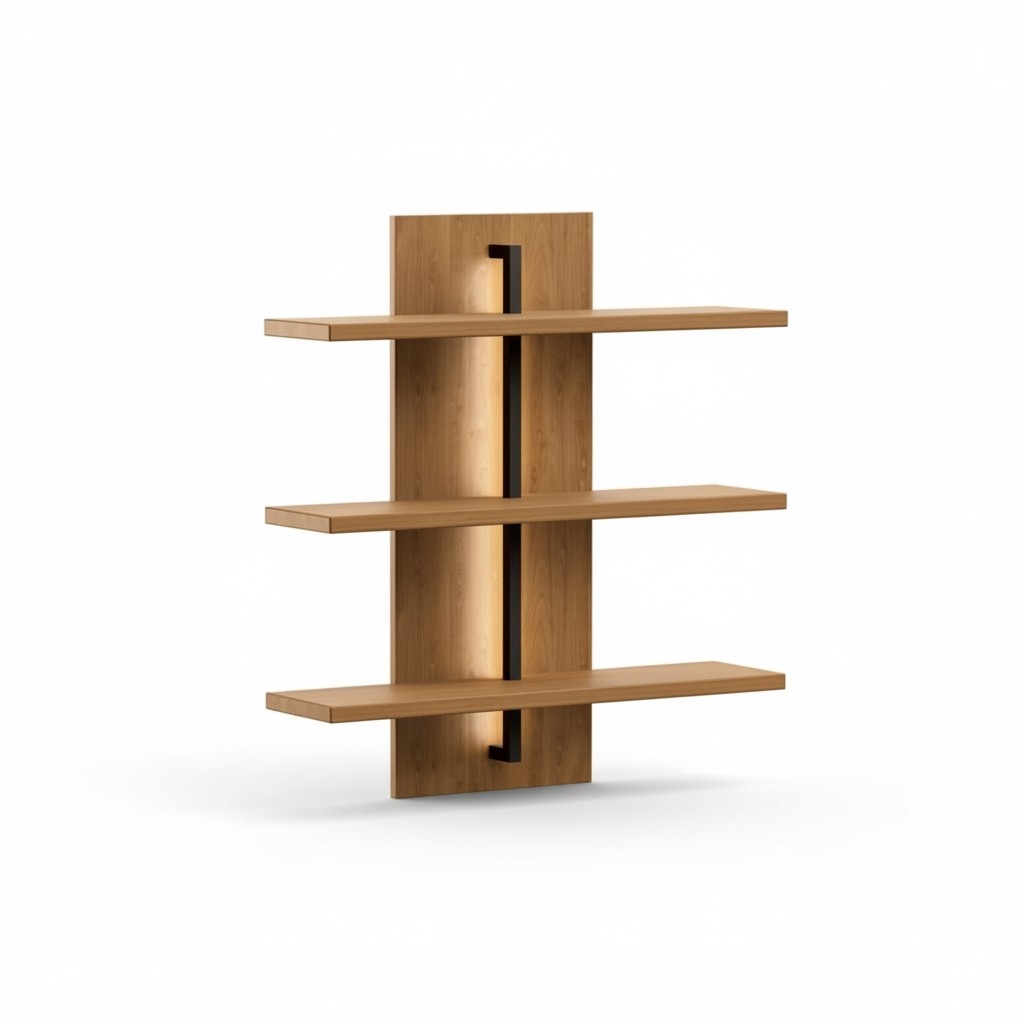 Storage Hotel Style Living Room Wall Shelf Books Storage Cabinet Shelves 80x87cm