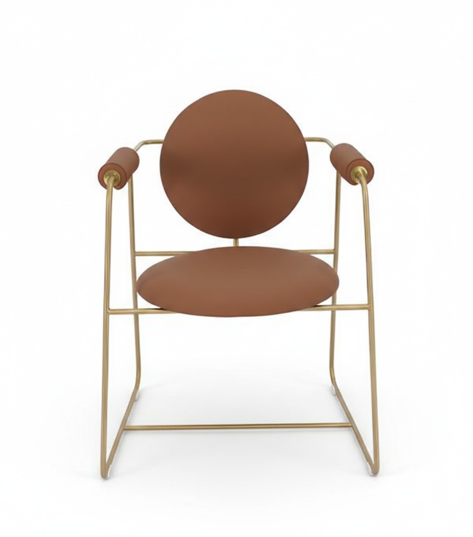 Chair Brown Luxury Dining Room Furniture Design Elegant Chairs Modern Wood