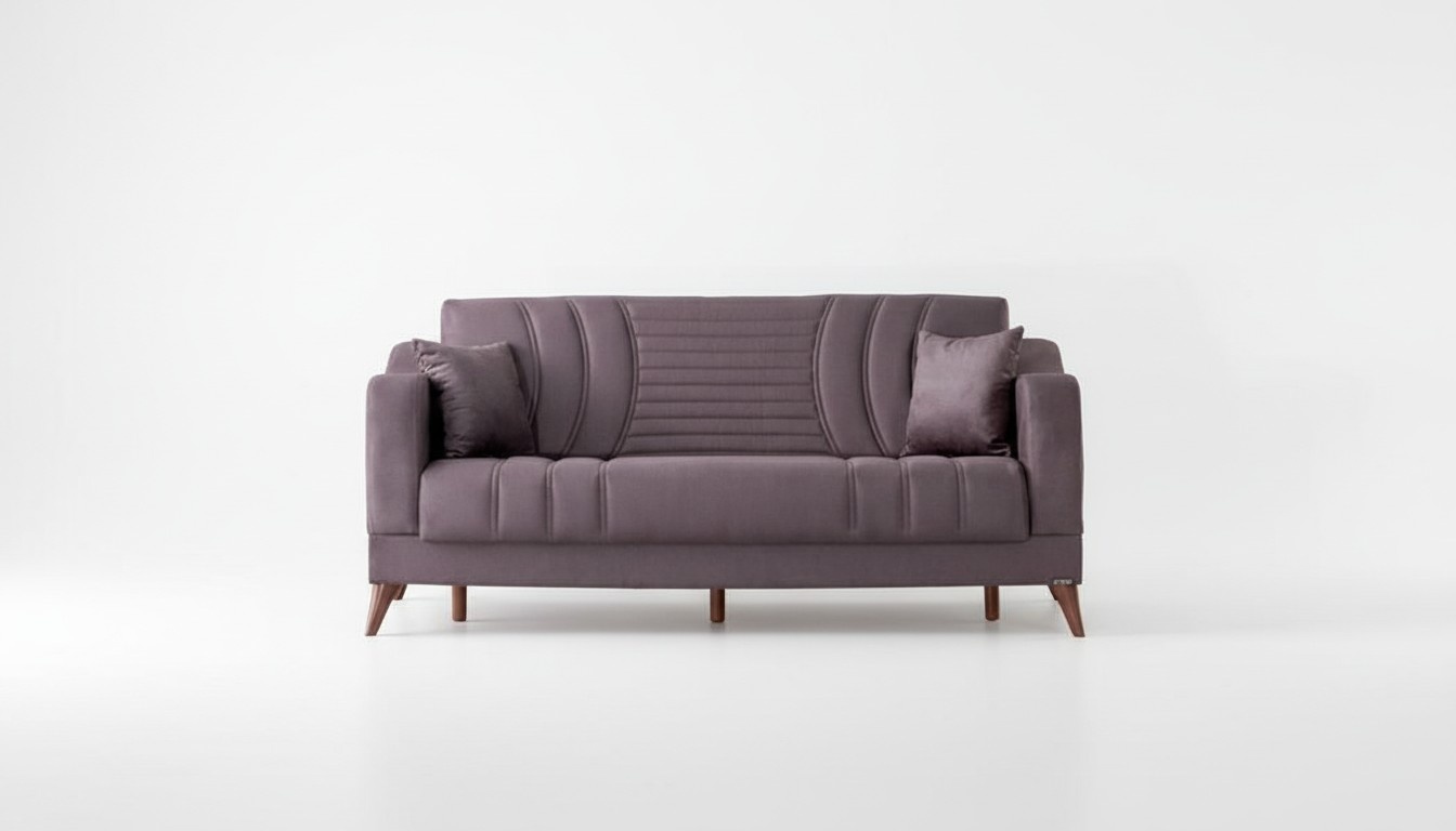 Stylish 3-seater sofa with a soft cover for modern and elegant living.
