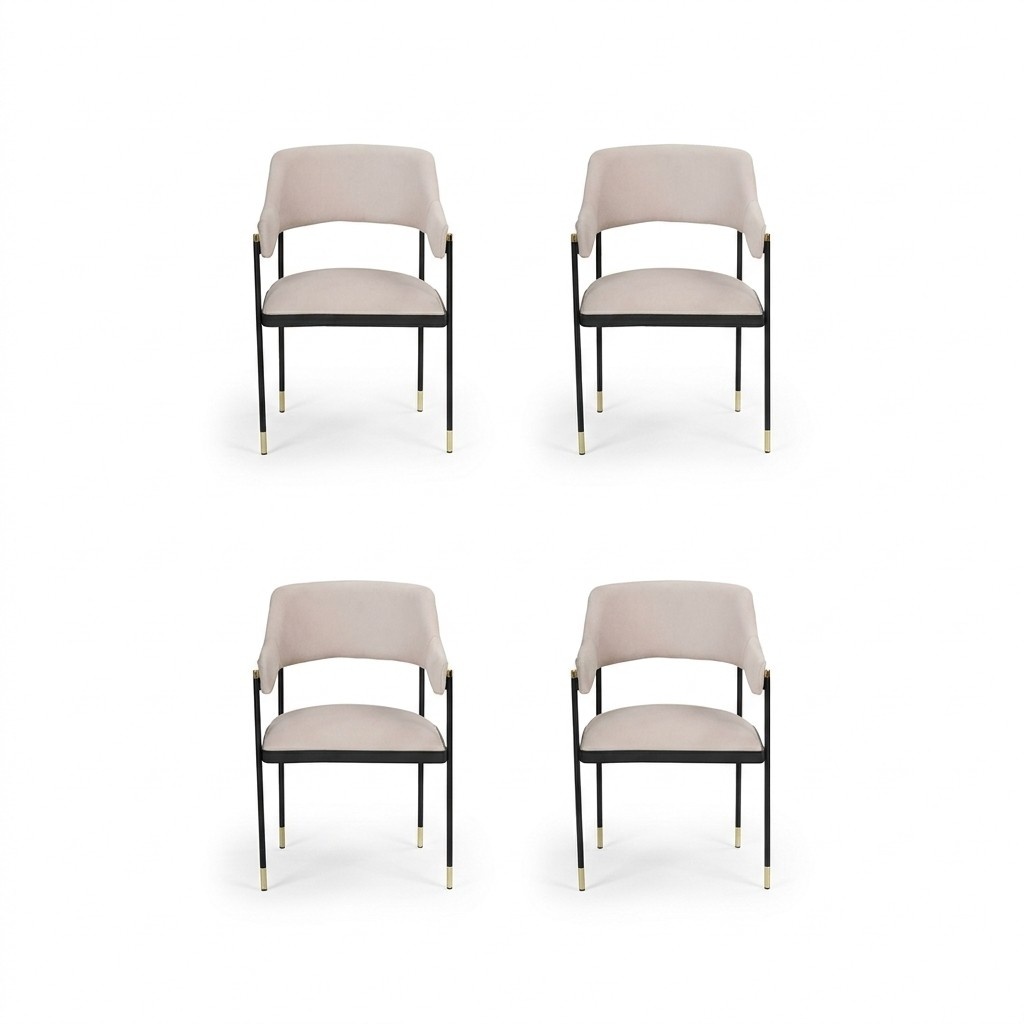 Stylish chair dining chair 4x chairs white kitchen chair armchair luxury