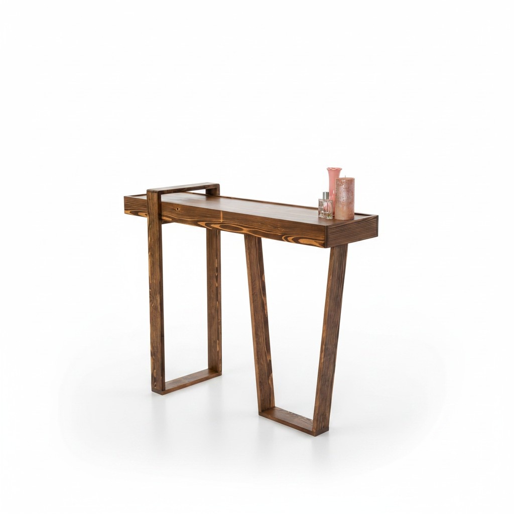 Stylish High-Quality Console Table Brown Living Room Console Modern Designer
