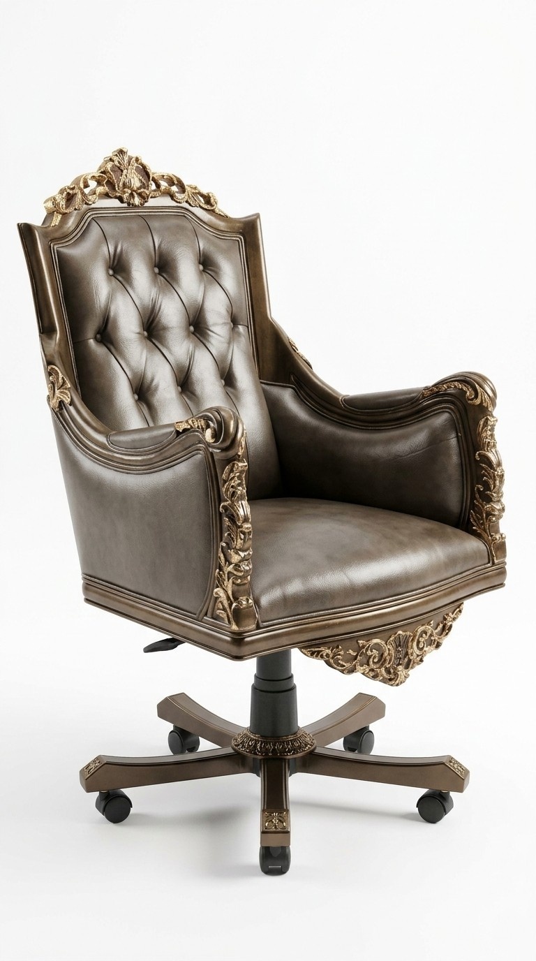 Swivel chair, executive chair, office chair, desk chair, wheelchair, office seat, chair.