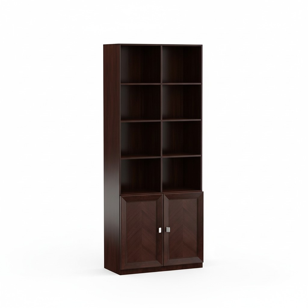 System Office Furniture Showcase Filing Cabinet Classic Wooden Cabinet Shelf Monaco M4