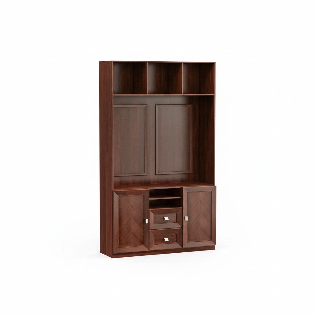 TV Cabinets TV Office Wall Cabinet Furniture Brown Living Room System Furniture New