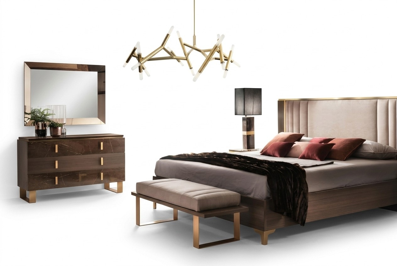 Table Classic Drawer Mirror Dresser Dressing Table Bedroom Stool
