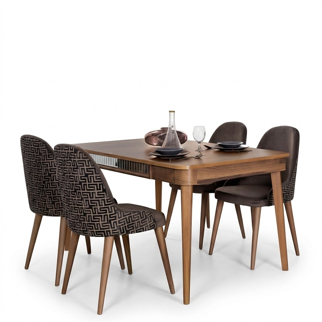 Table design chairs 5 pieces dining room wood tables dining set set chair group new