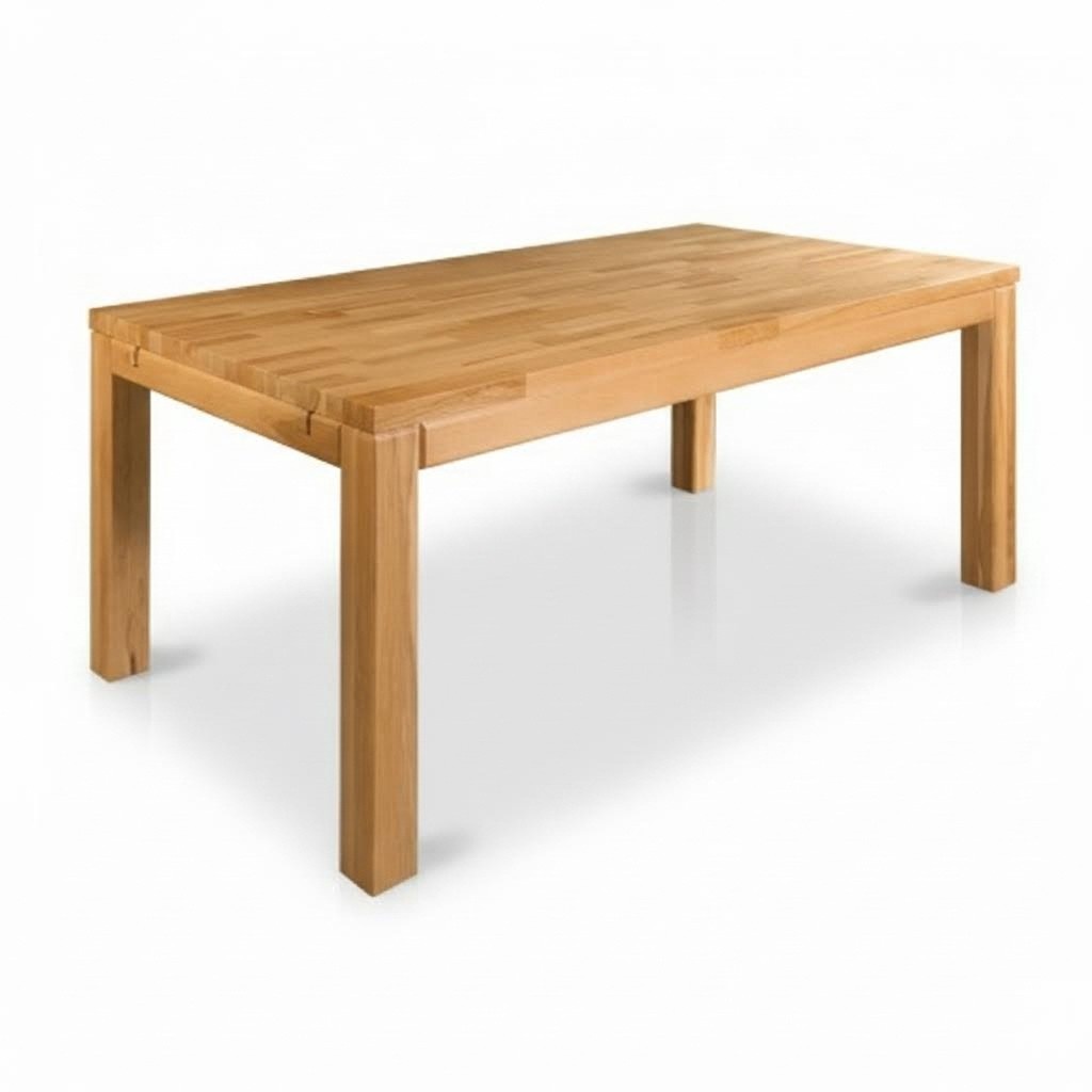 Table Dining Table Solid Furniture Dining Room 200x100cm Real Wood Solid Wood New Tables