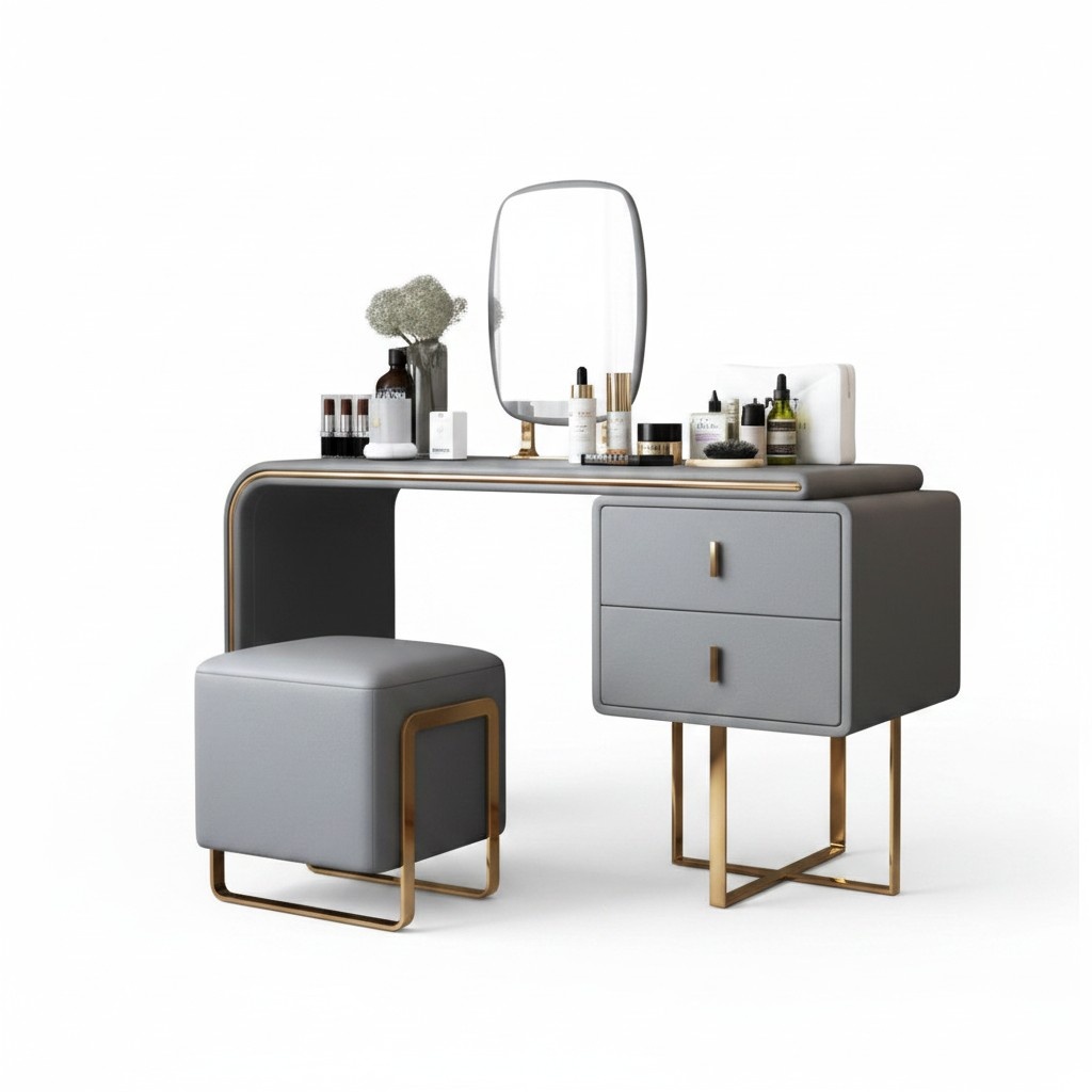 Table Modern Console Mirror Dresser Dressing Table Bedroom Stool Consoles Premium Furniture