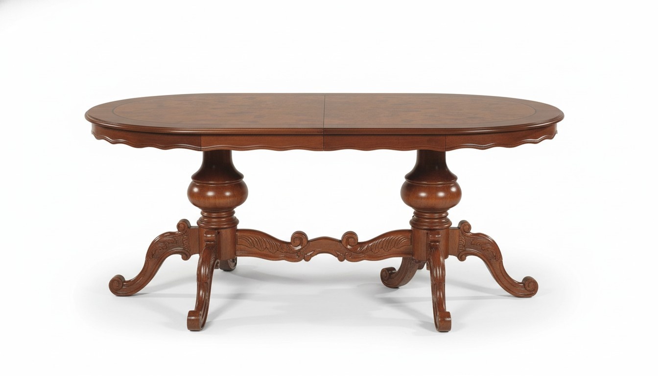 Table Oval Dining Table Italian Furniture Dining Room Tables Wood Brown Tables New