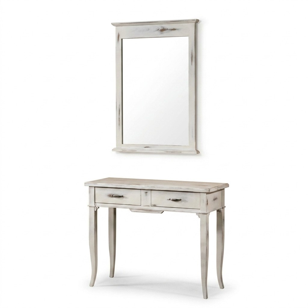 Tables Consoles Table Side Sleeping Room Wood Mirror + Console Table