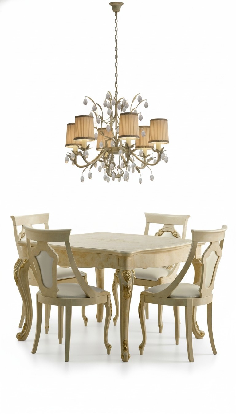 Tables Extendable Dining Table Classic Design Table Italian Furniture Wood Dining