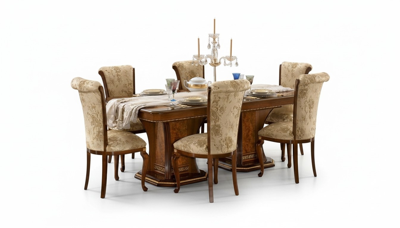 Tables furniture dining table antique style solid wood Italian dining tables table wood