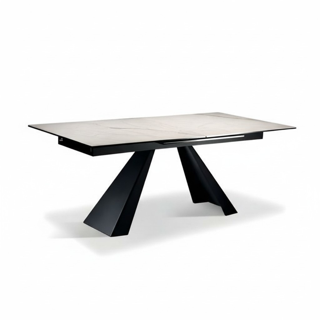 Luxury dining table extendable table wooden tables modern dining room design