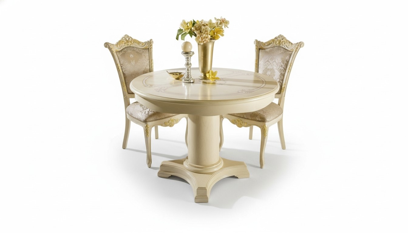 Tables round baroque rococo furniture round tables new classic dining table table round