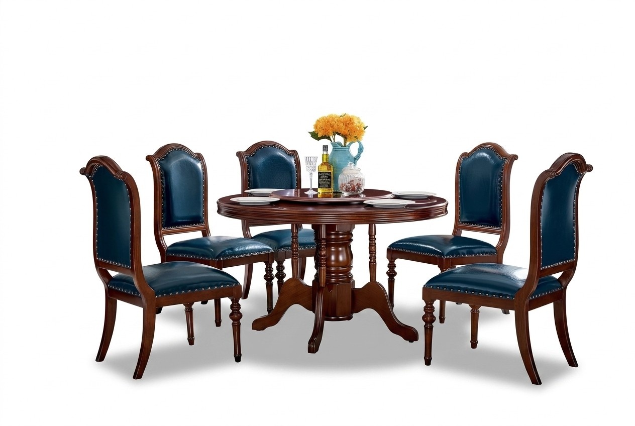 Tables Round Furniture Dining Table Luxury Round Table Solid Wood