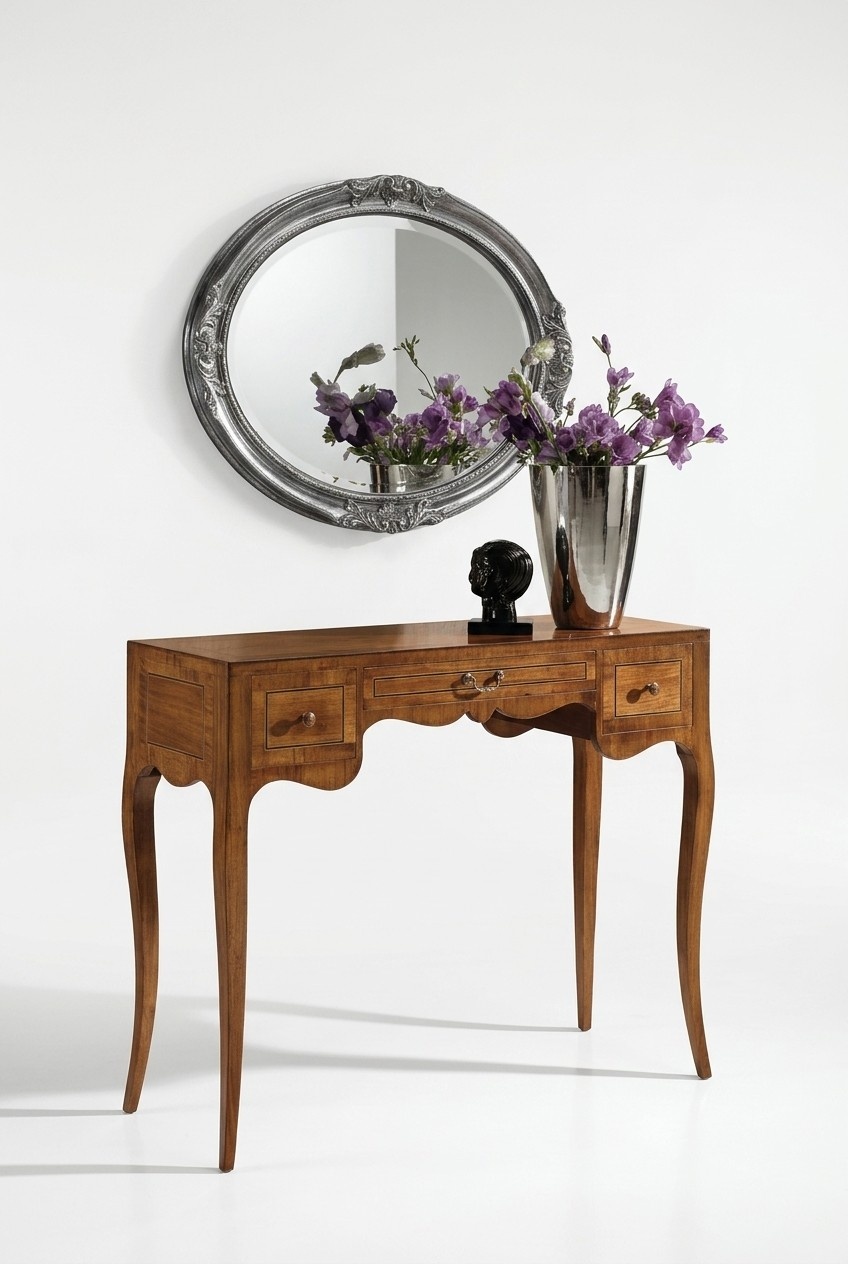 Tables Dressing Table Console Dressing Table Mirror Stool 2 pcs.