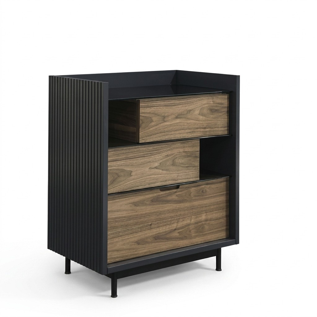 Tall Cabinet Chest of Drawers Designer Chests of Drawers Shelves Cupboard Wooden Cabinets New