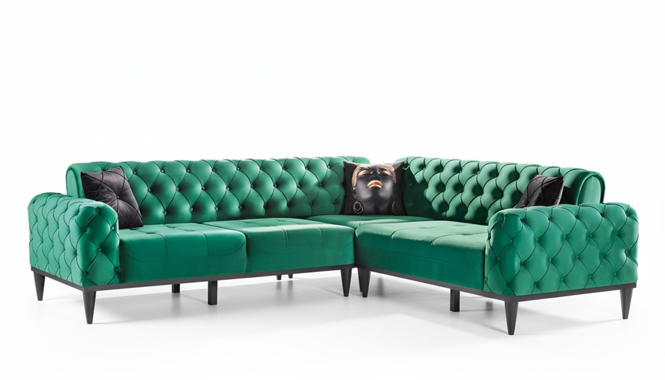 Textile sofa corner sofa couch upholstered living landscape fabric sofas