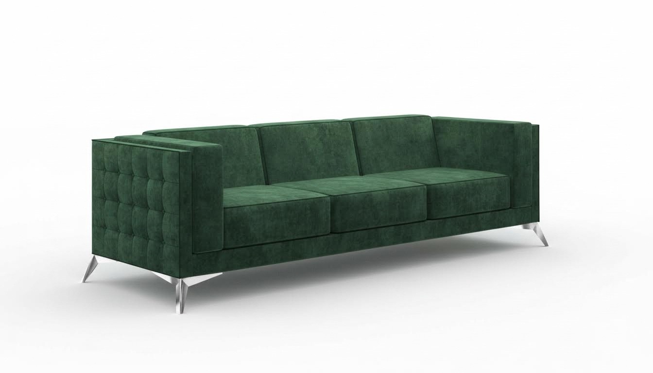 Three seater 3 seater couch upholstery sofa textile fabric chesterfield couch set