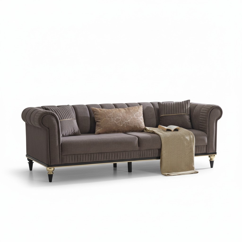 Three-seater comfort sofa couch upholstered furniture living room sofas