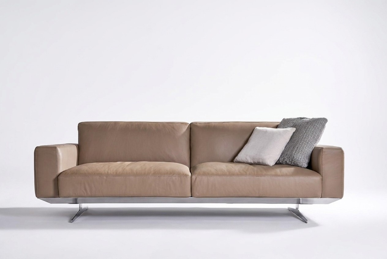 Three Seater Couch Upholstery Design Sofa Modern 3 Seat Sofas Room Furniture Brown