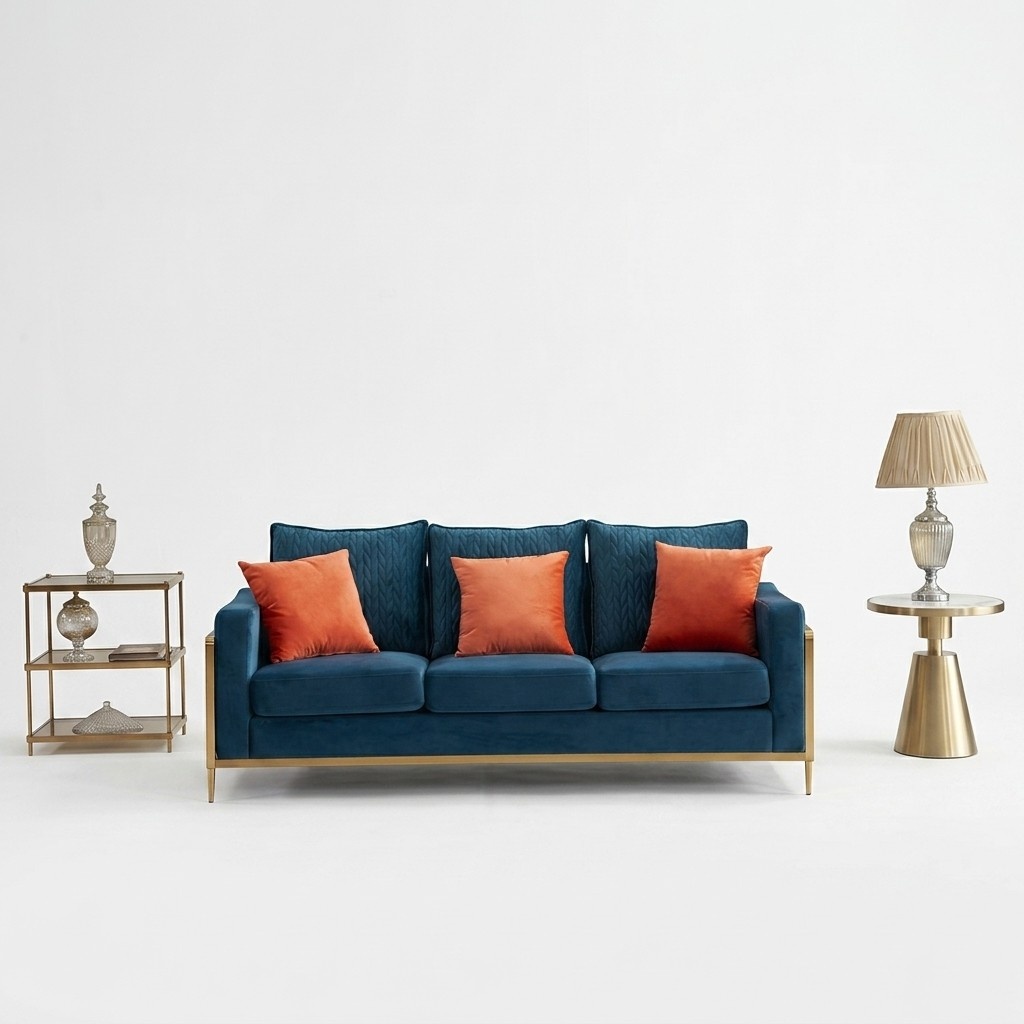 Three seater couch upholstery design sofa 3 seater sofas room furniture beige modern !