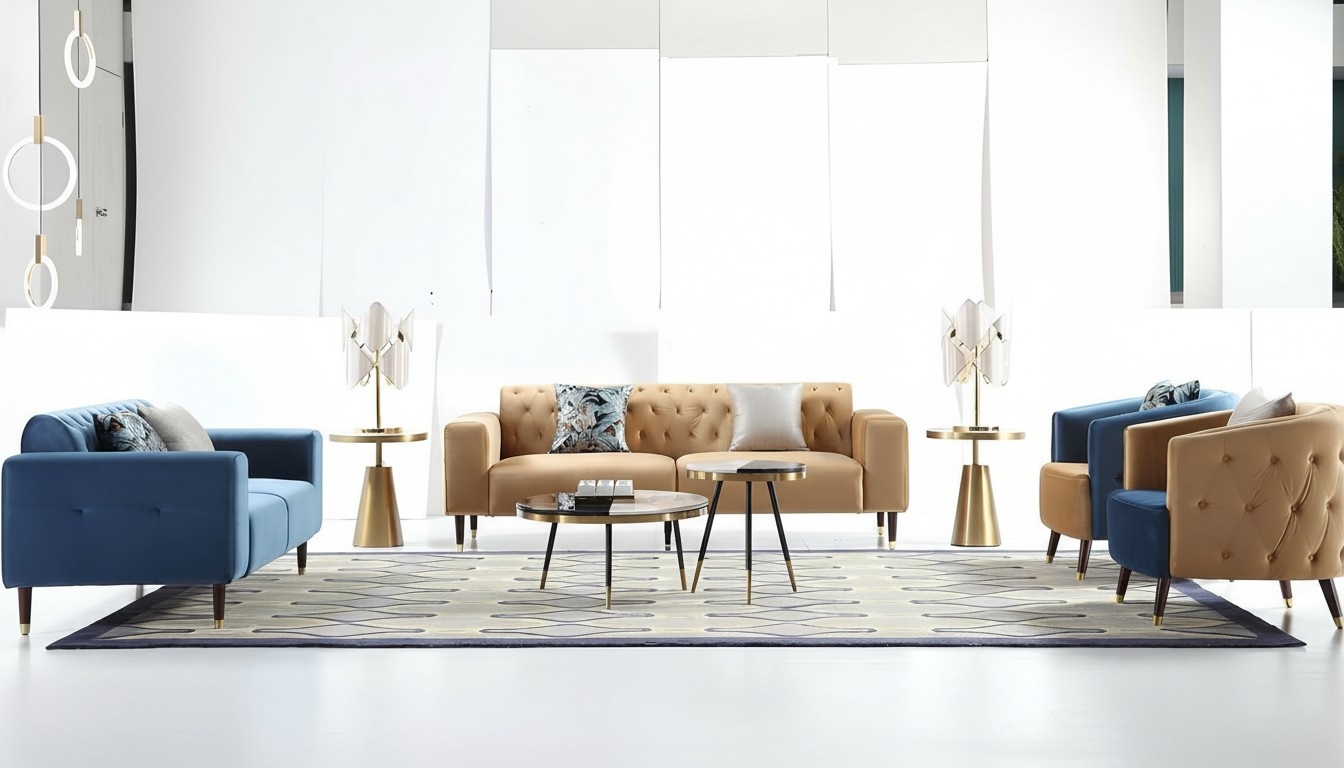 Three Seater Couch Upholstery Design Sofa Modern 3 Seat Sofas Room Furniture New