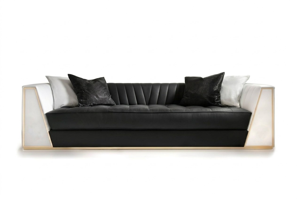 Three-seater couch upholstery furniture leather sofa couches furniture living room 3-seater