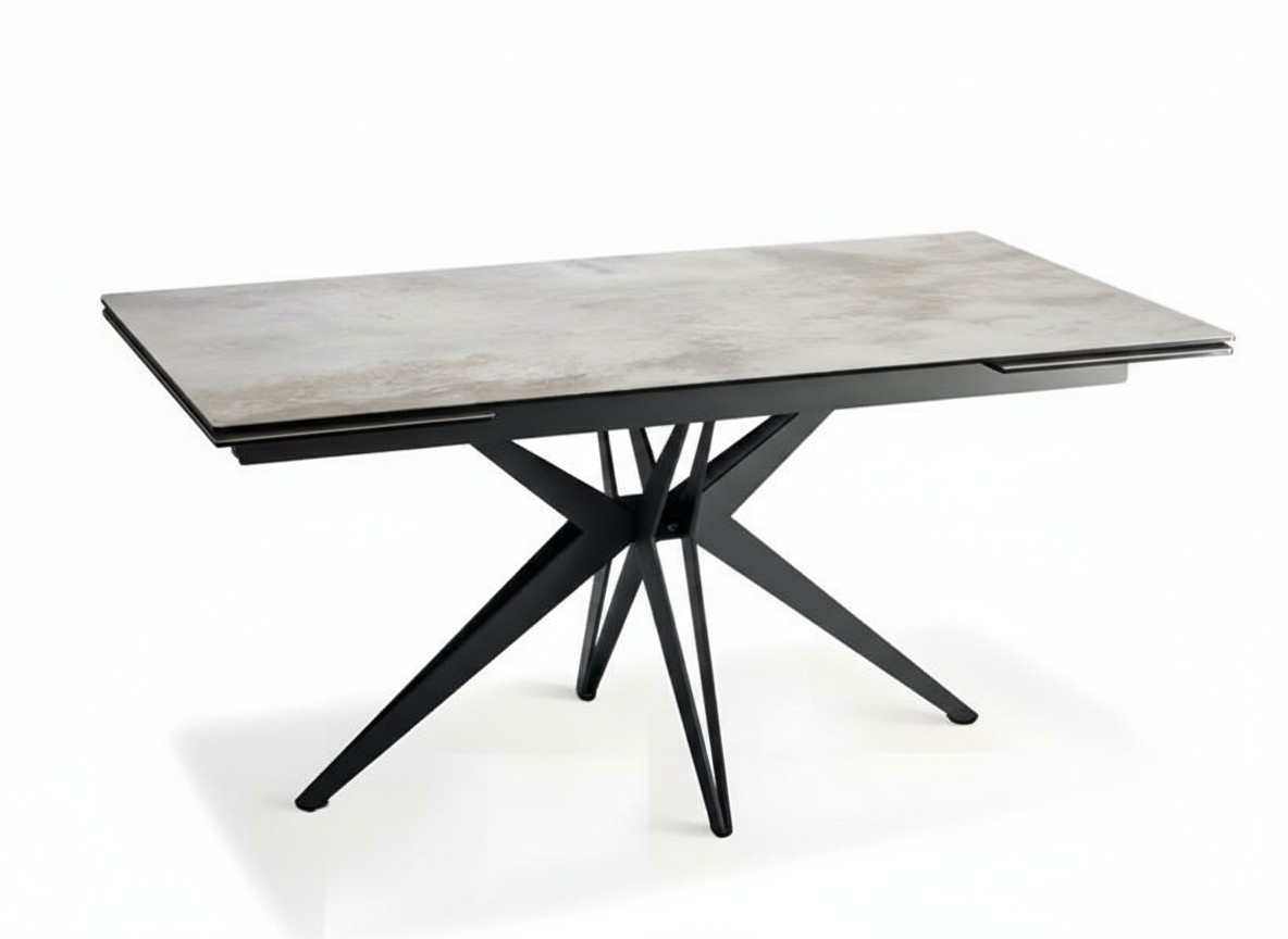 Table Modern Metal Table Dining Table Eating Table Crau Table Wood