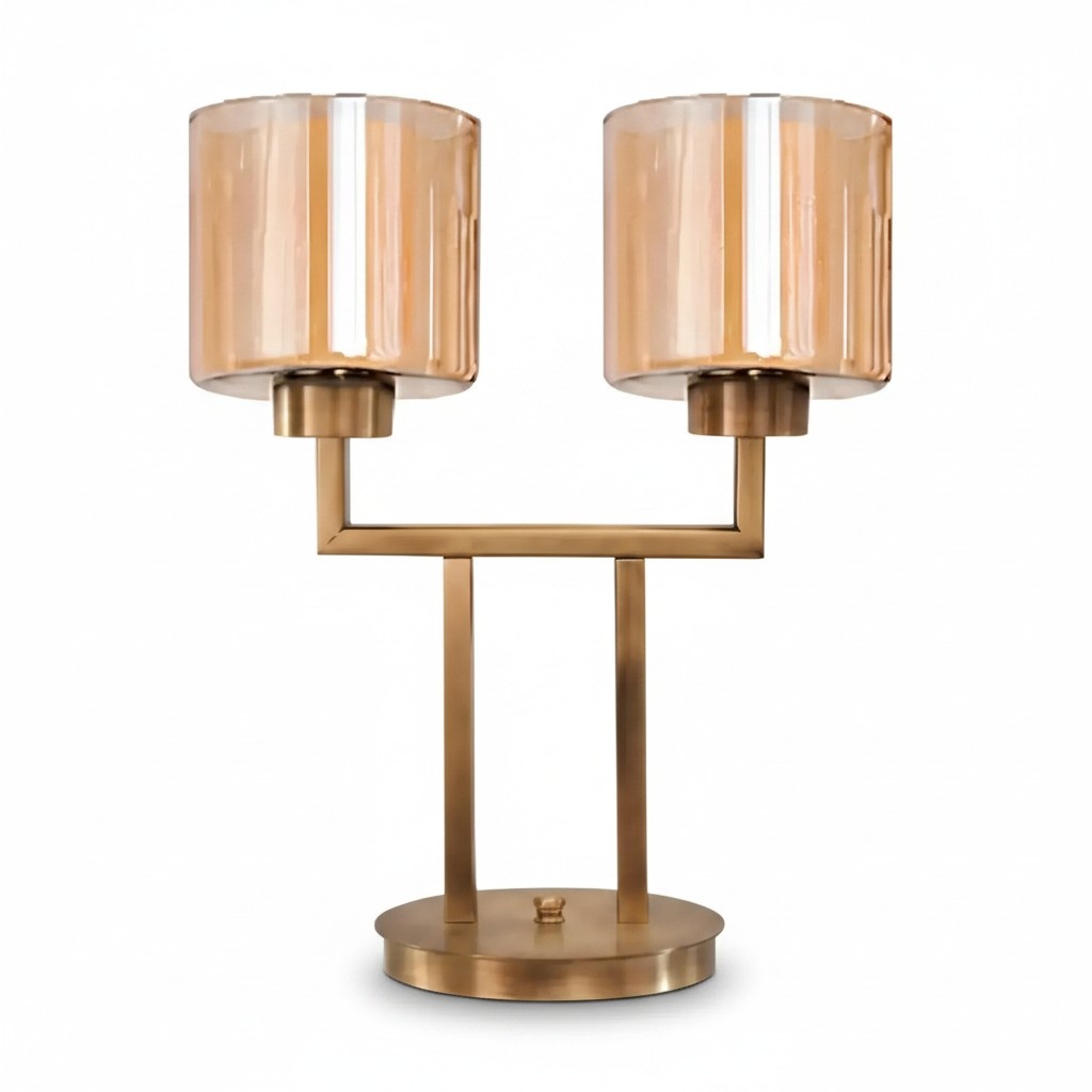 Table lamp table lamp lamp lights modern gold lamps table glass