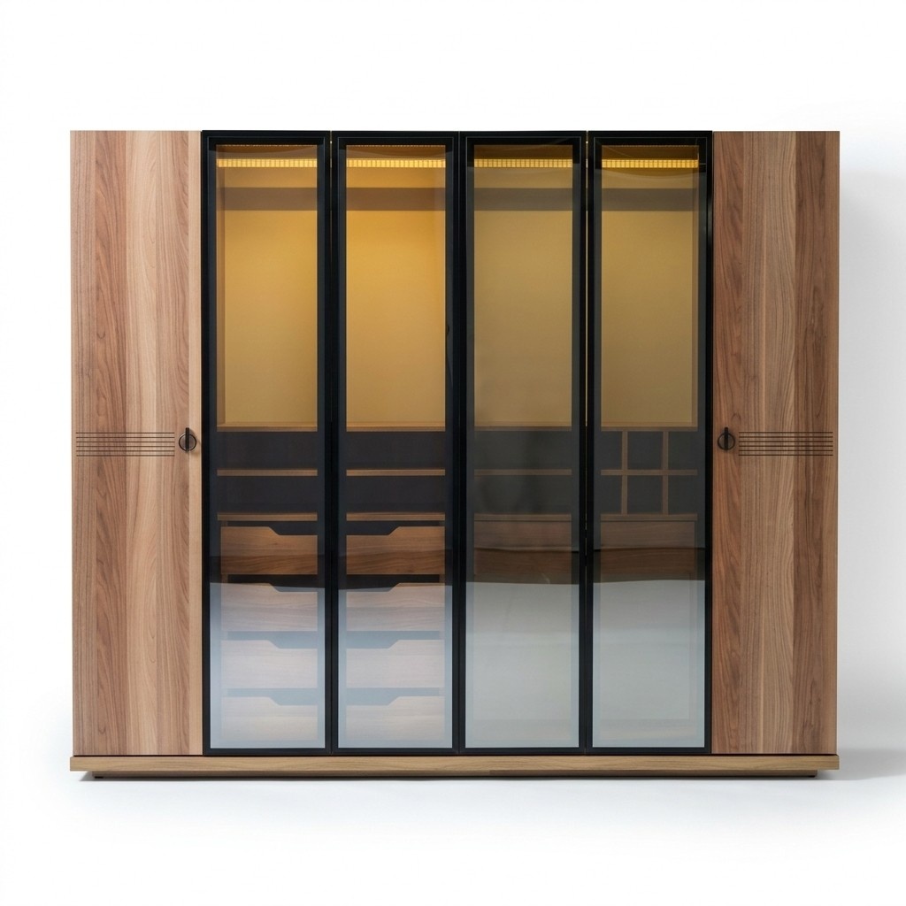 Transparent closet Furniture Design Furnishing bedroom