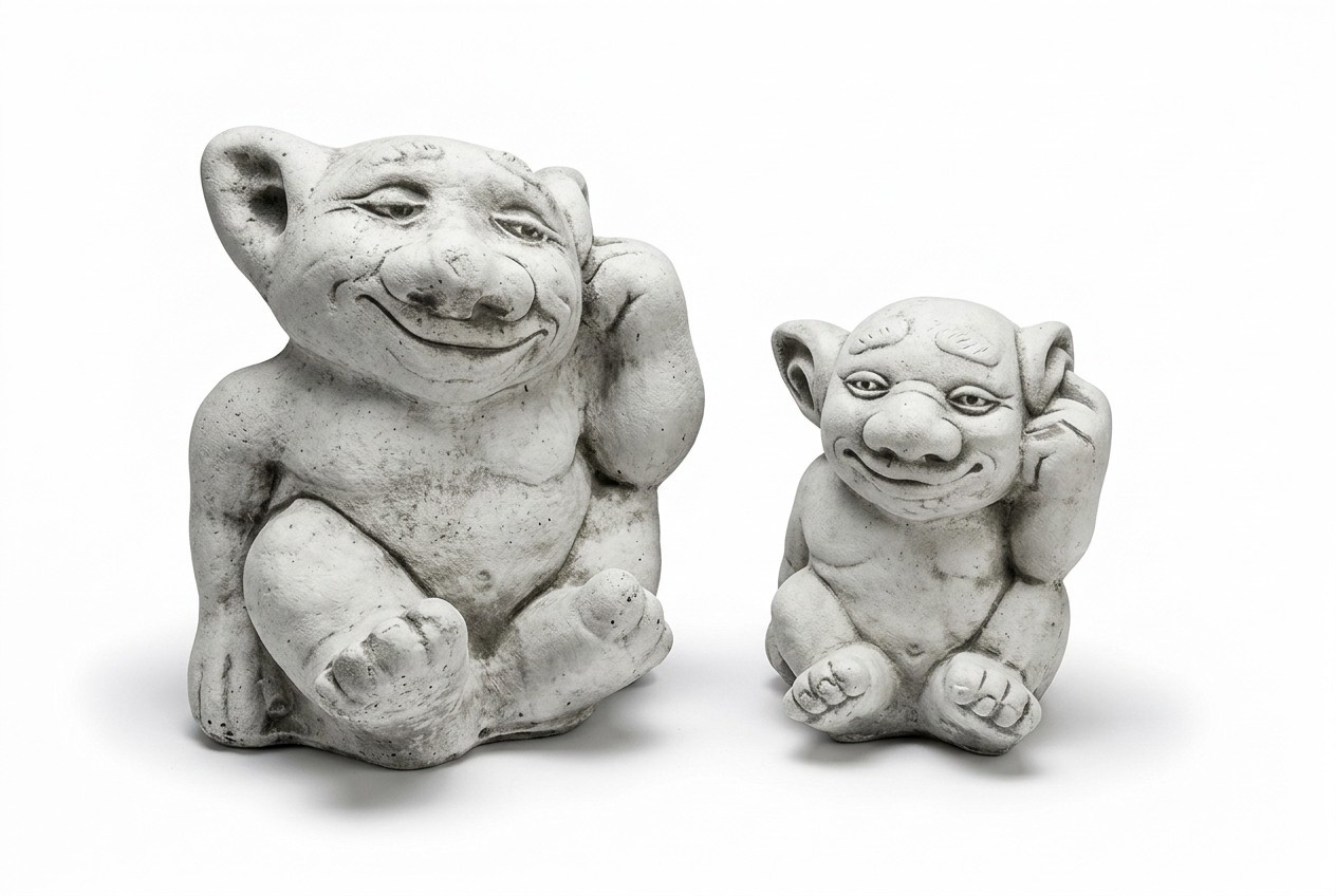 Troll 18cm sculpture design figure statue garden figures statues sculptures 101011