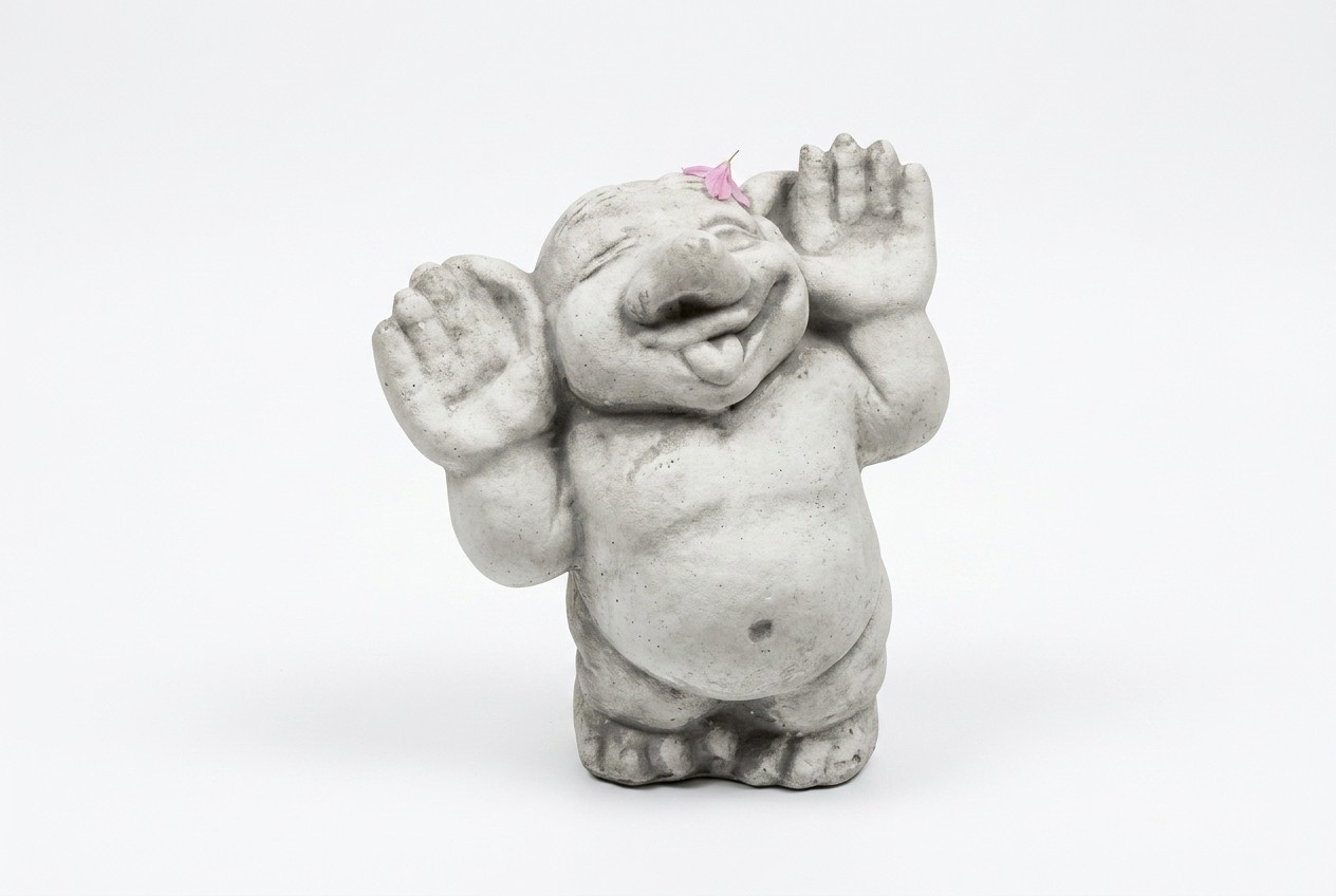 Troll 24cm sculpture design figure statue garden figures statues sculptures 101016