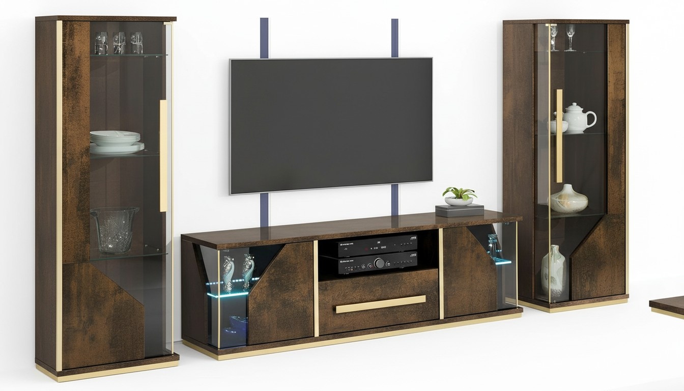 rtv sideboard tv lowboard cabinet table living room wood design luxury lowboards