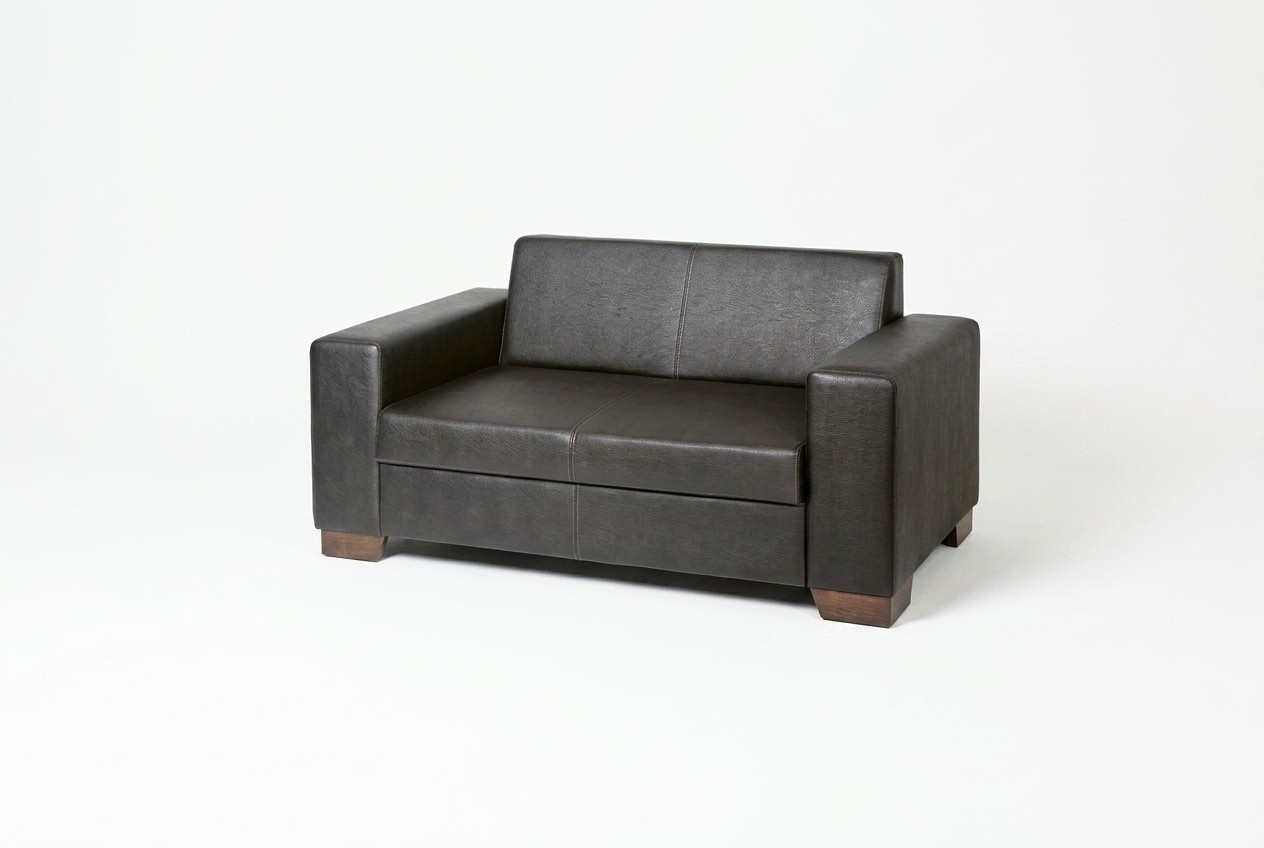 Two Seater Study Furniture Black Office Furnishings Luxury Sofa