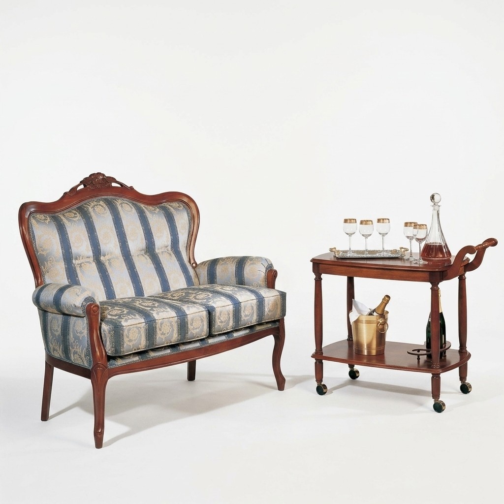 Two Seater Sofa 2 Seater Design Sofas Upholstery Classic Seat Fabric Textile Couch