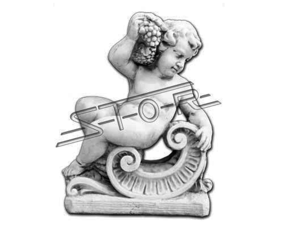 GARDEN FIGURE STONE FIGURE GARDEN SCULPTURE CAST STONE FROST RESISTANT 77 cm - 346