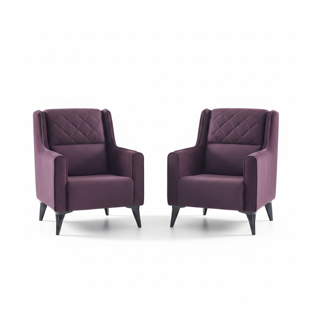 Armchair Club Chair Lounge Chair Chair Reception Hotel Lobby 2-piece