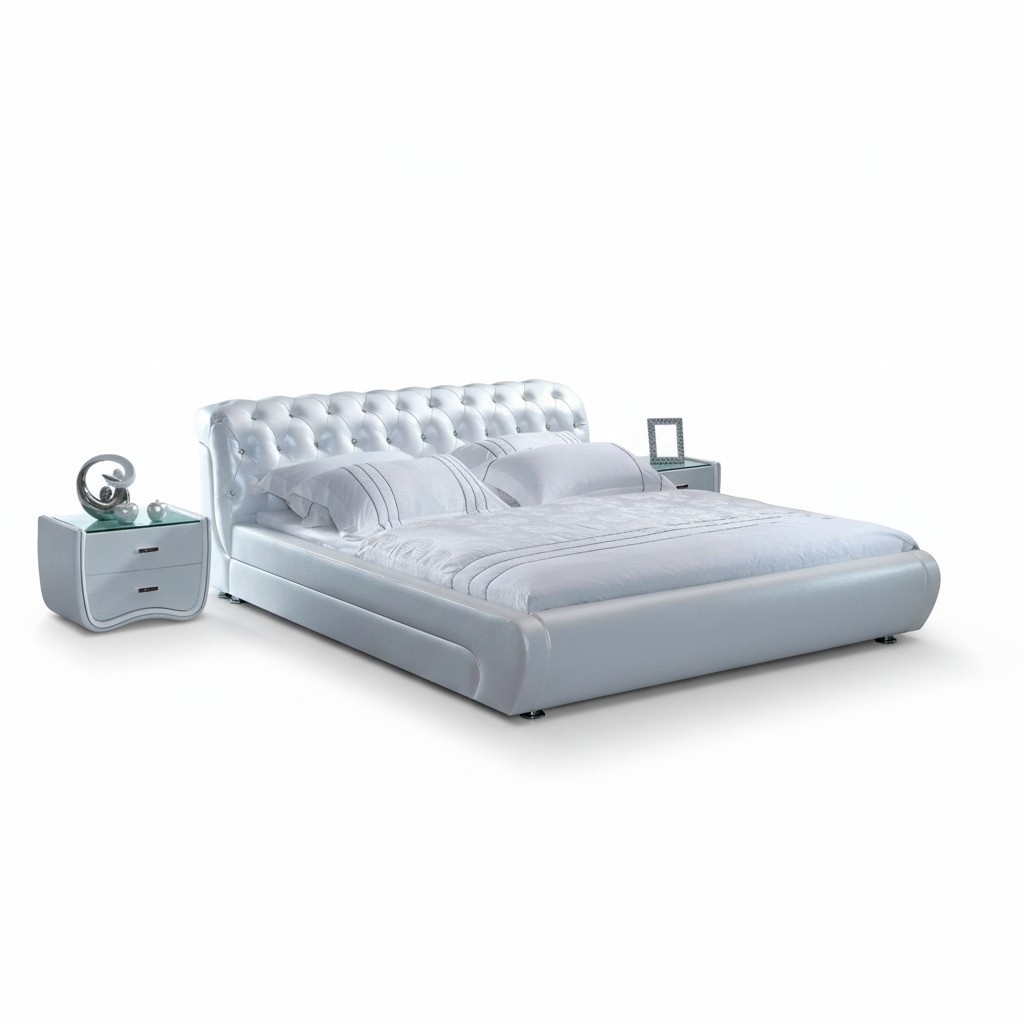 UPHOLSTERED BED LEATHER BED BED MODEL S-0816 160/180/200X220CM