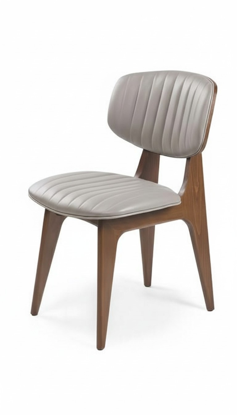 Upholstered chair Modern Design Textile Armchair Beige Dining Room Luxury Furniture