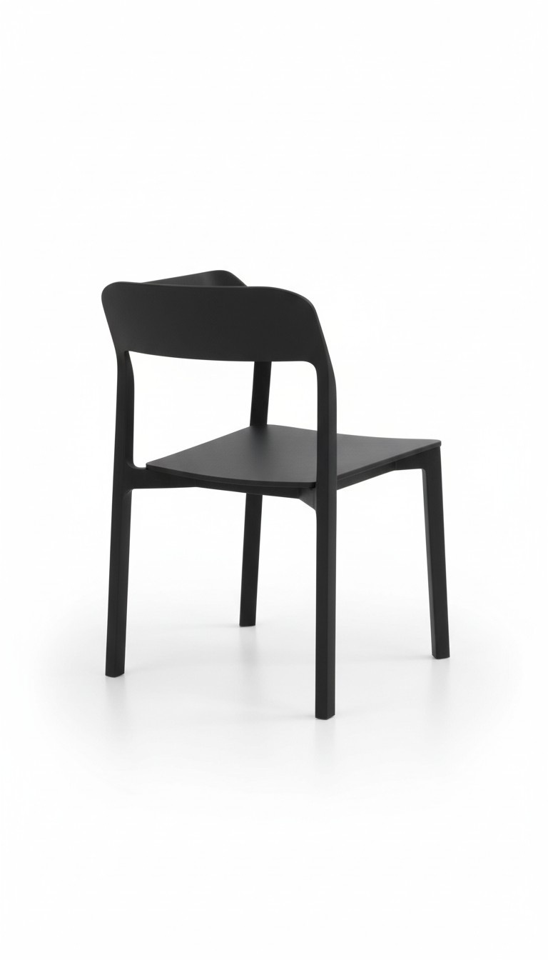 Upholstered chair Modern Design Fabric Chair Black Dining Room Luxury Furniture
