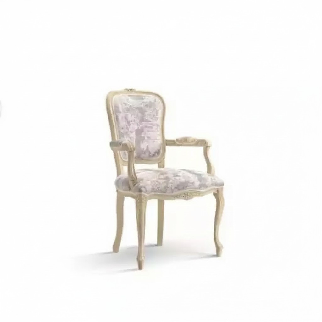 Upholstered Chair with Armrest Luxury Chair Living Room Dining Room Armchair