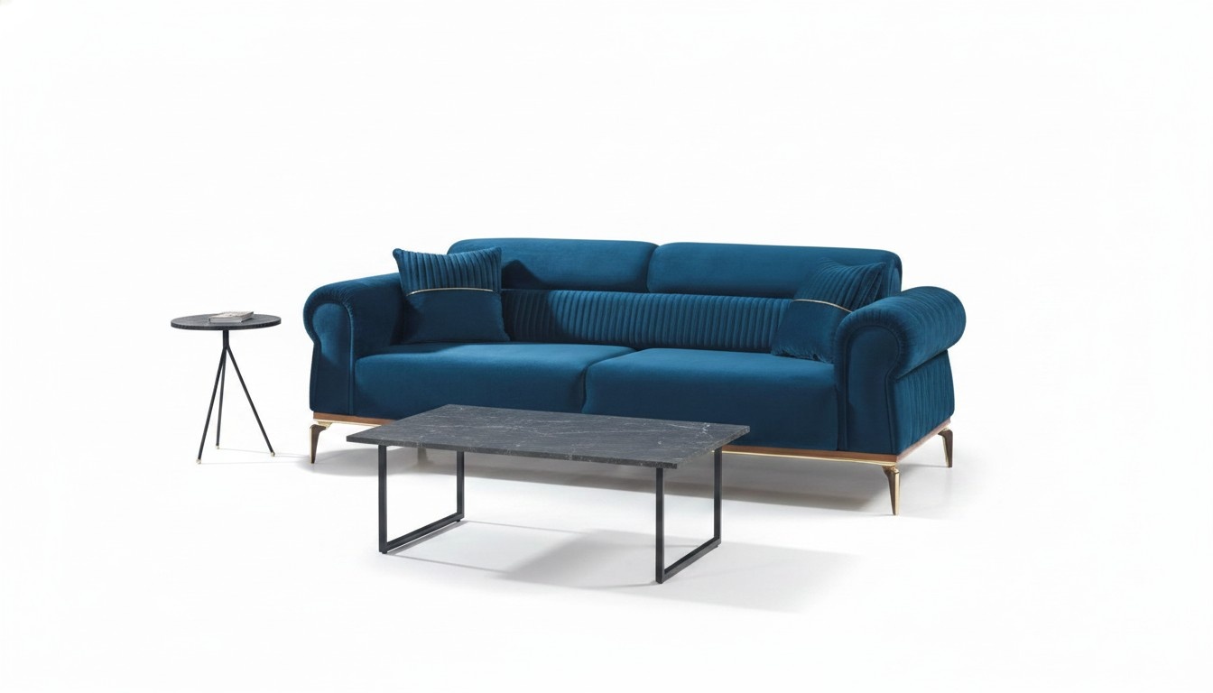 upholstered couch three-seater sofa seating furniture upholstered furniture