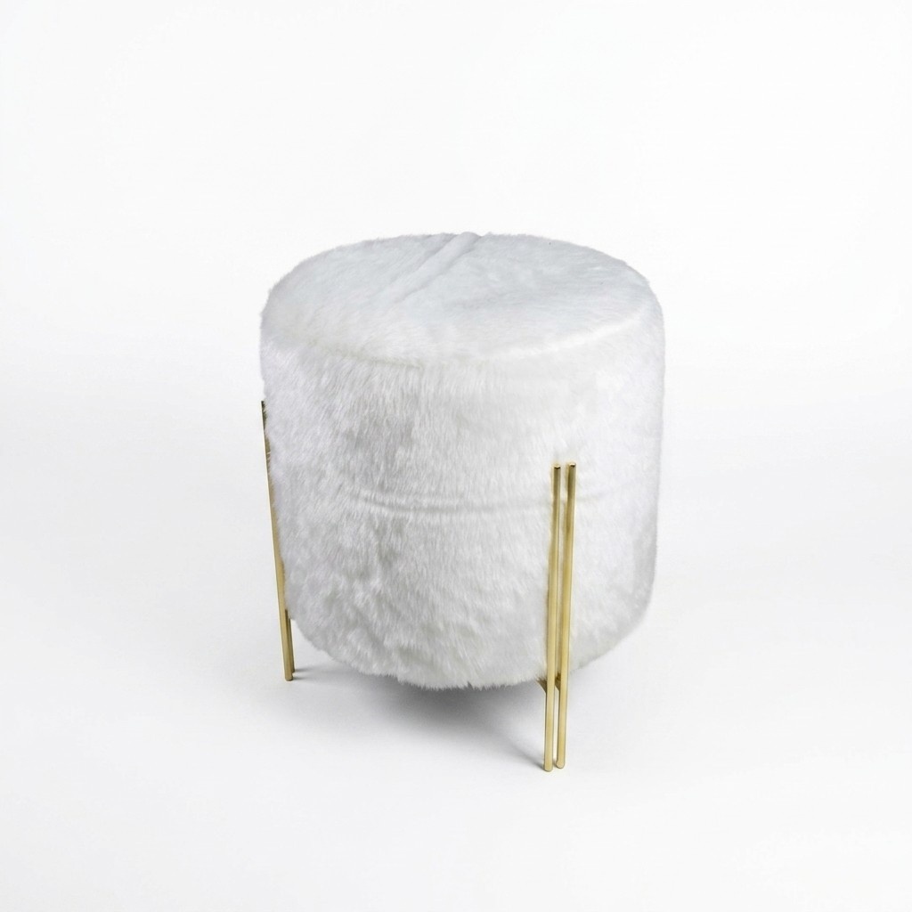 Upholstered furniture living room modern stool furnishing textile footstool